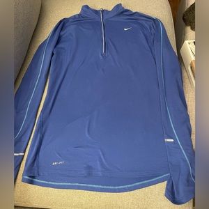Purple/ Blue Nike Dri-fit 1/4 zip